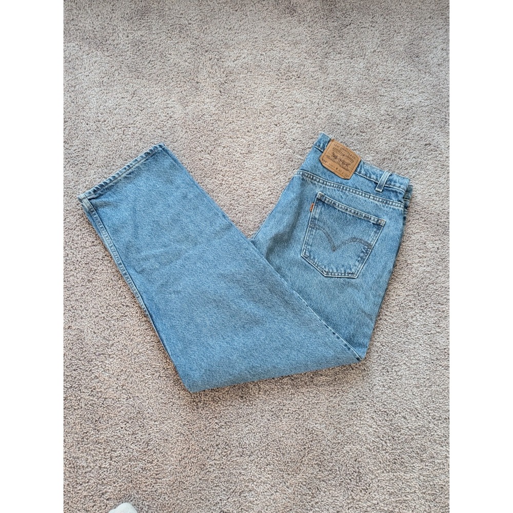 Vintage Levis 550 Jeans Mens 40X32 (Fits 38X31) Orange Tab Relaxed Fit 90s